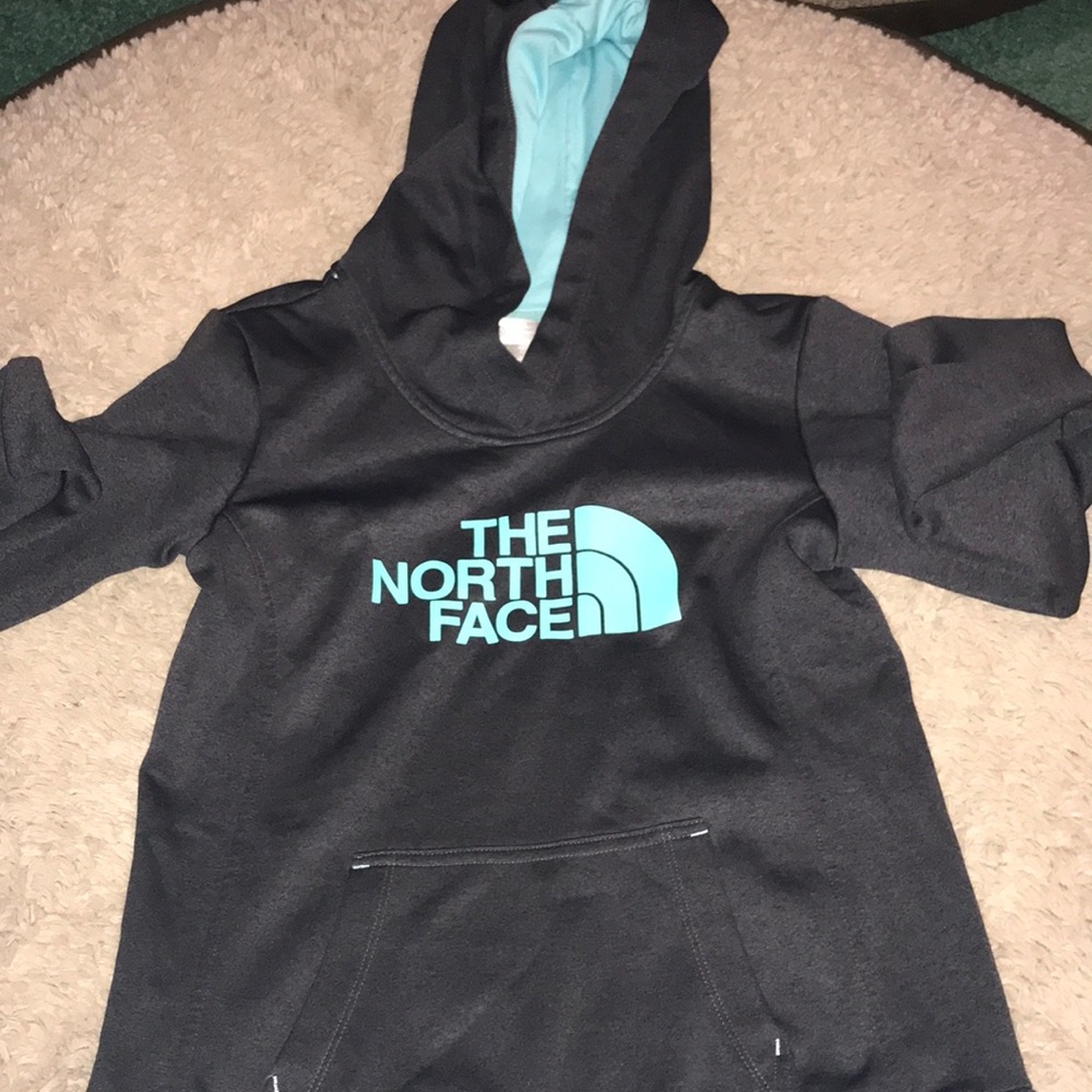North face Sweatshirt Teal and dark grey!